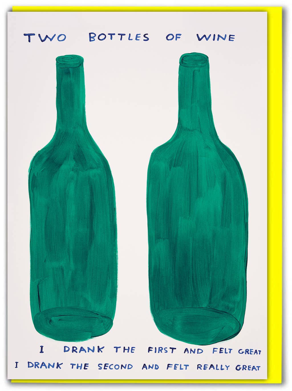 Two Bottles of Wine Card