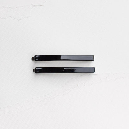 Simple Bobby Pin Set: Black