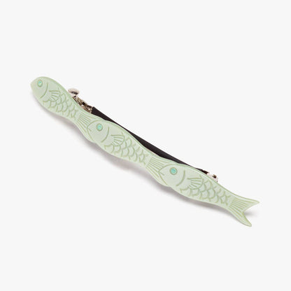 Jade Fish Acetate French Barrette