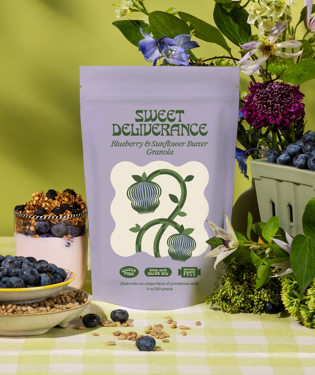 Blueberry & Sunflower Butter Granola