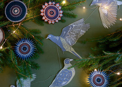 Turtle Doves Garland