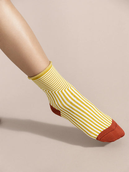 Corbusier Crew Sock - Citron