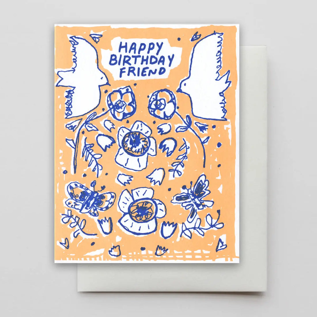 Birthday Friend Birds-N-Butterflies