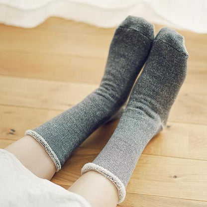 Silk Cotton Lounge Sock - Beer Amber