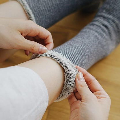 Silk Cotton Lounge Sock - Beer Amber