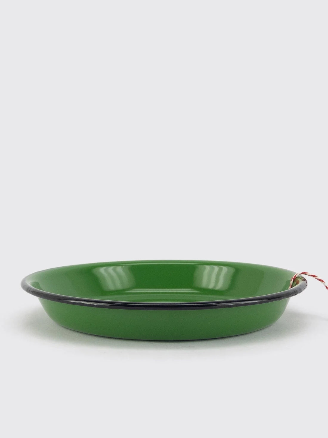 Enamel Walled Plate - Nopal Green