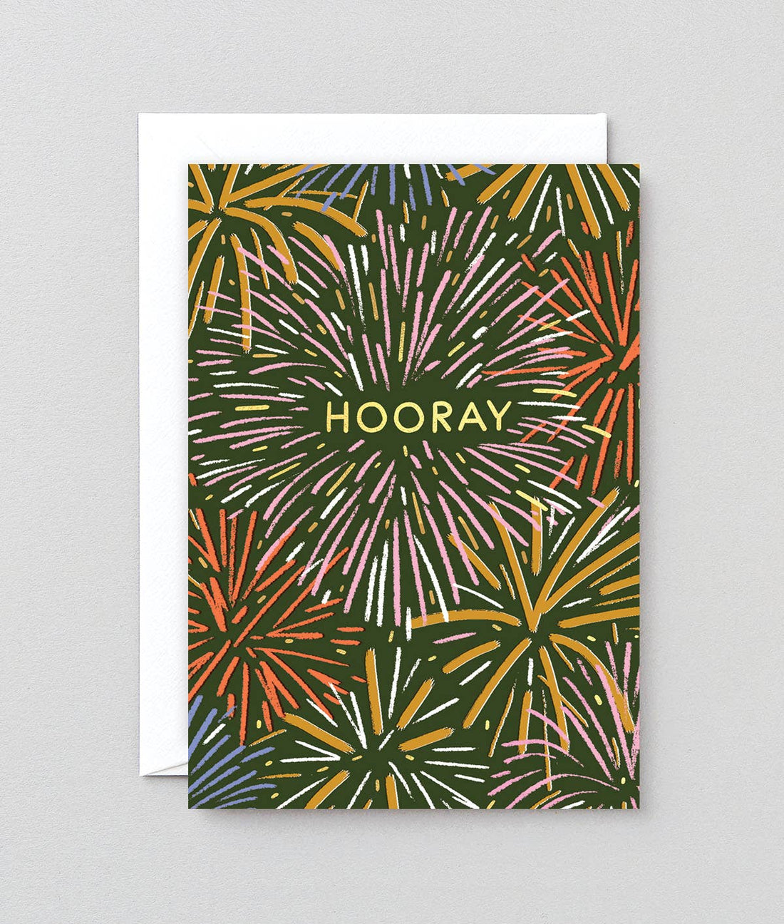 Fireworks Hooray Card