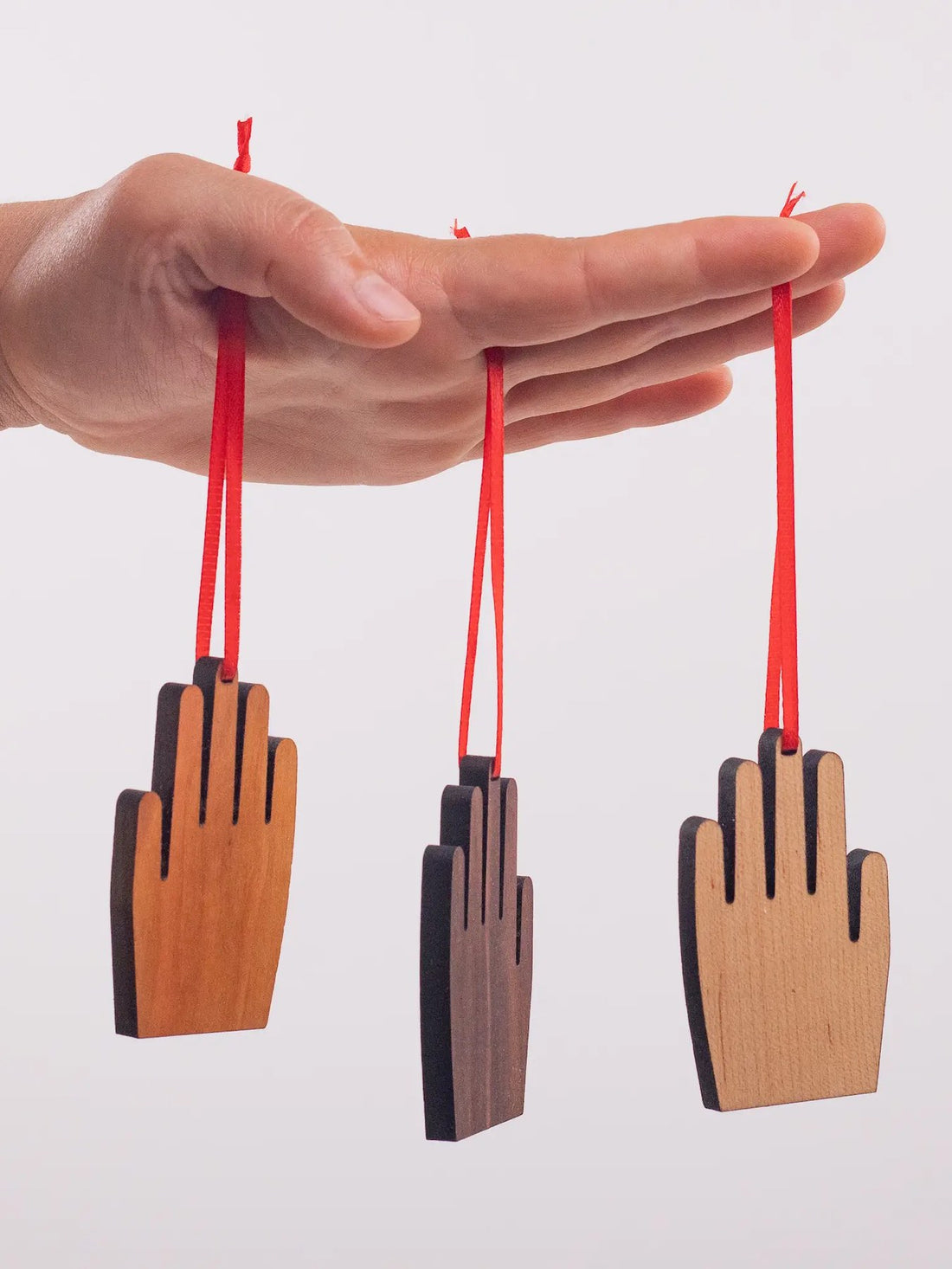 Wooden Hand Ornament