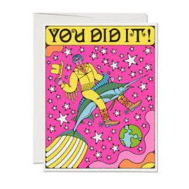 You Did It! Space Card