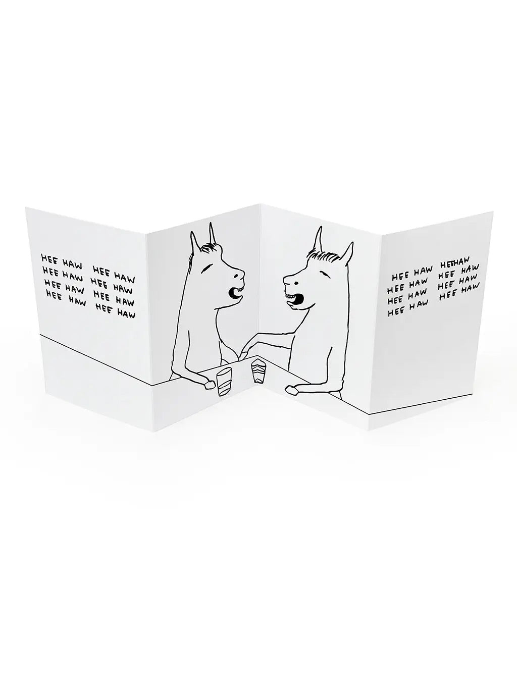 Hee Haw Card- David Shrigley