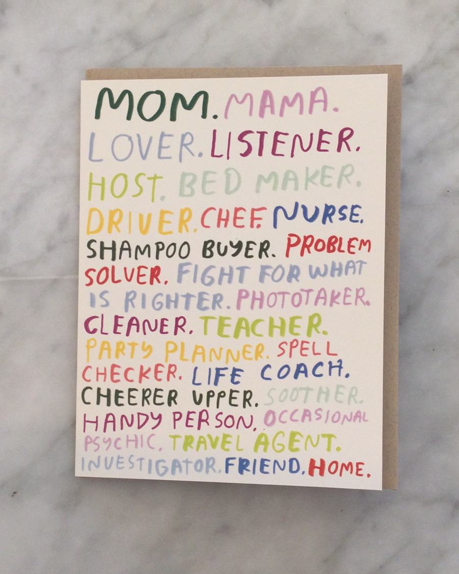 Mom You’re All That Card