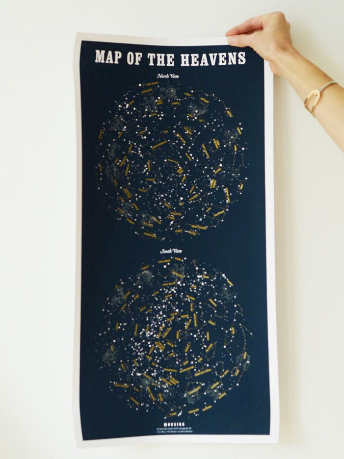 Map of the Heavens Print